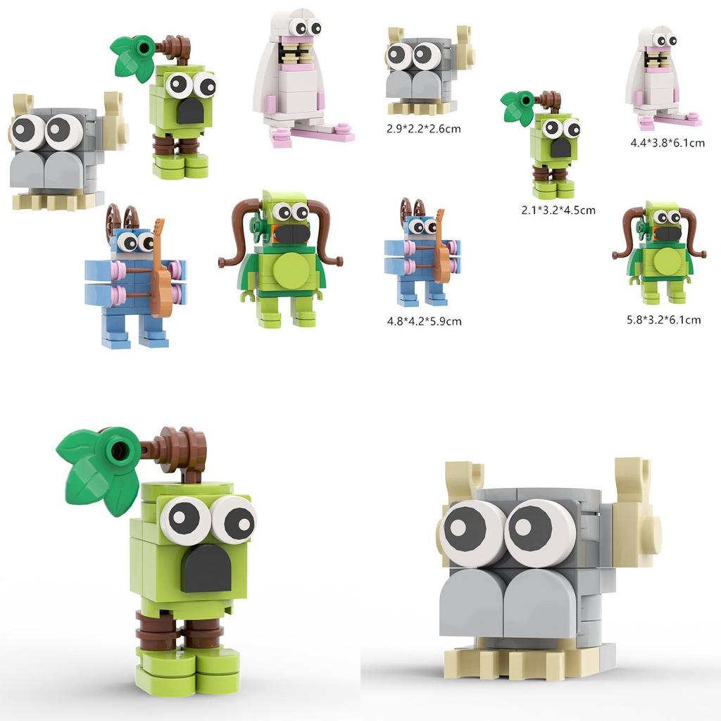 Interactive My Singing Monster Building Blocks Moc Brand Suitable For Export Enhances Intellectual Skills And Fuels Imagination