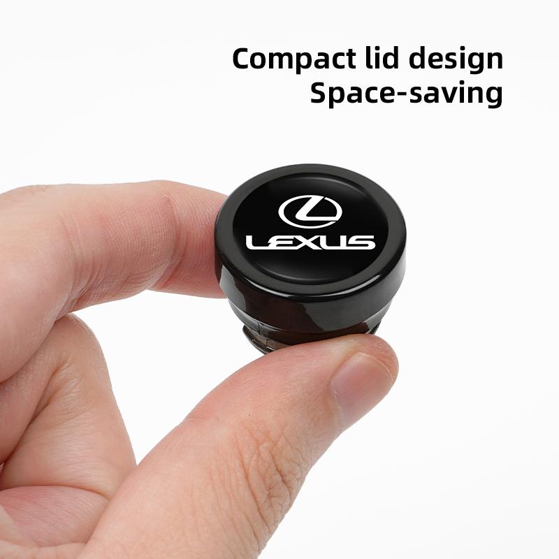 Interior Stickers Car Cigarette Lighter Dust Cover For Lexus IS250 RX330 Ct200h ES300h RX350 IS300h NX300h Waterproof Decorative