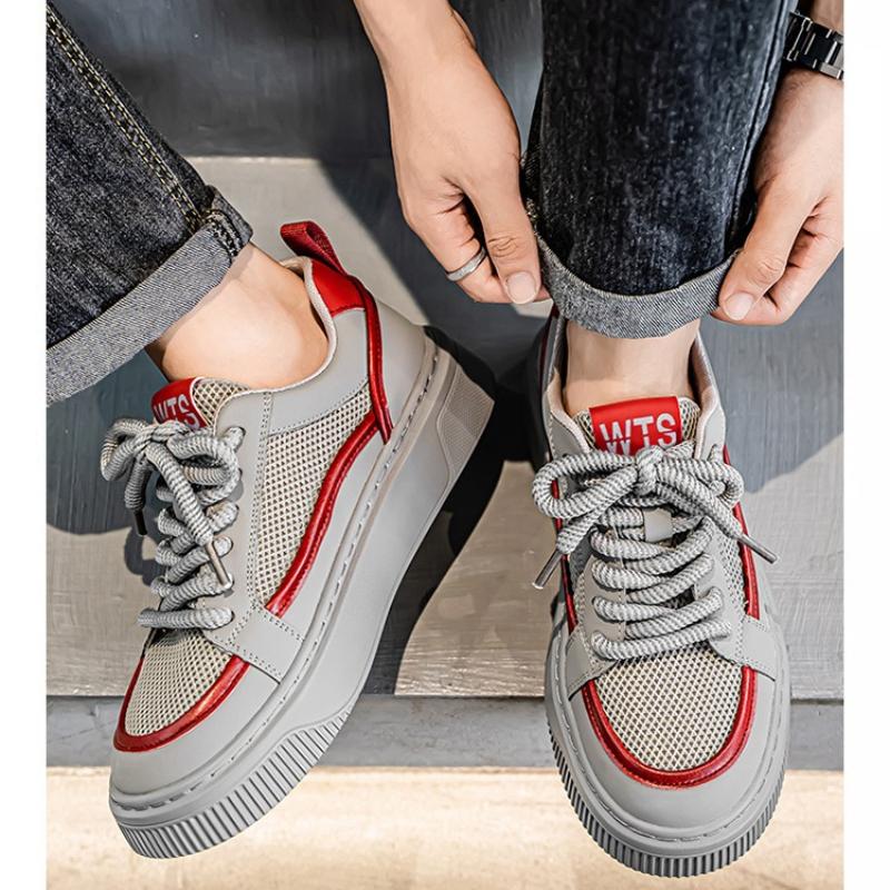 Man's Casual Sneaker Spring Autumn Breathable Mesh Comfortable Soft Sole Non Slip Flat Shoes Lightweight Versatile Sports Shoes