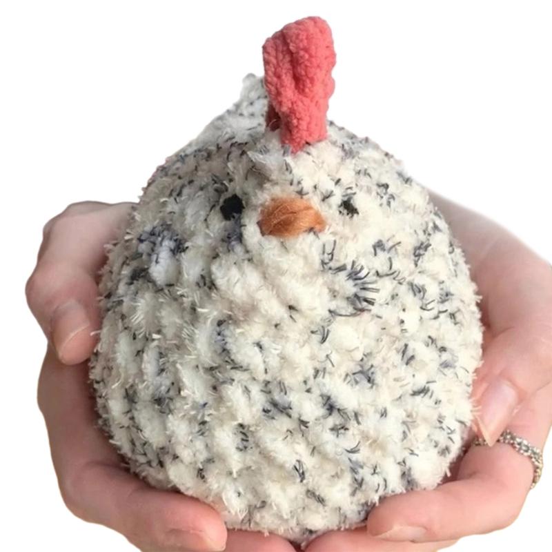 Crochet Chicken Chicken Stuffed Chicken Decoration Stuffed Animal Chicken Mamas and Mini Chicken Party Supply X3UC