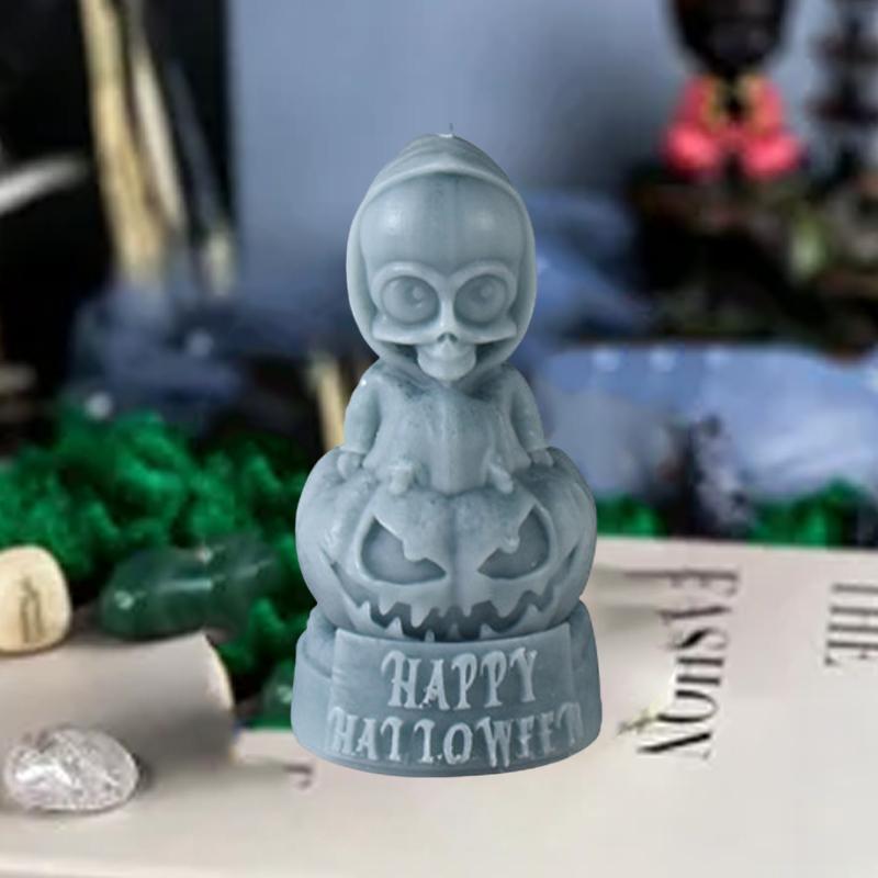DIY Призрак Тыква Череп Свеча Силиконовая Форма 3D Череп Тыква Кукла Поделки Подарок на Хэллоуин