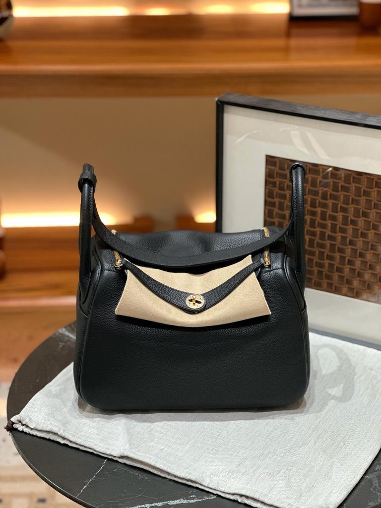 30TC Верхний слой коровьей кожи Замок Однотонное плетение Кофейная сумка-тоут Большая вместимость Натуральная кожа Органайзер Женская сумка