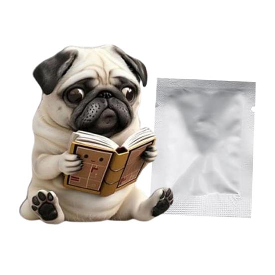 Щенок Освежитель воздуха для автомобиля Акриловый зажим на воздуховод Милый декор для приборной панели со сменными ароматическими подушечками Легкий подарок для любителей собак Автоаксессуары