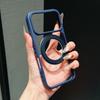 360 ° Holder Ring for  Metal Car Phone Case for For Iphone 17 Pro Max 17 Pro Magnetic Bumper Back Shockproof Cover