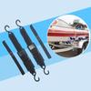 Boat Transom Tie Downs Straps with Quick Release Buckle Universal Trailer Strap Retractable Transom Tie Down