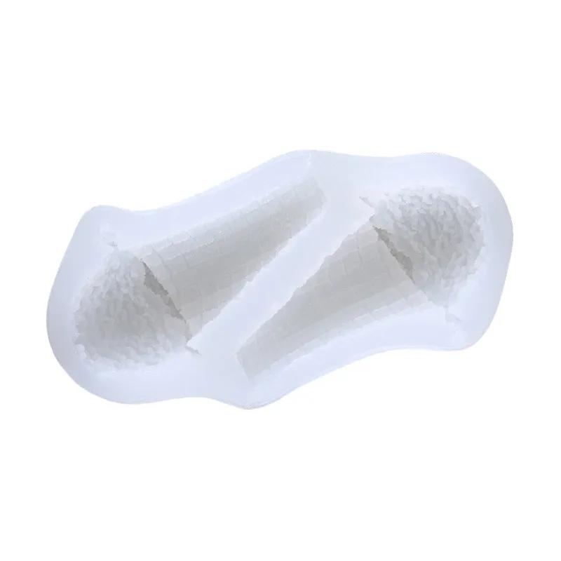 Силиконовая форма для сырного рожка, мороженого, помадки, жевательной резинки, ароматизированный гипс, ультралегкая глина, форма для украшения торта, шоколада