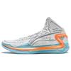 Li Ning Liren 4 Мягкая подошва Скользкая Устойчивая к истиранию Средняя высота Баскетбольные кроссовки Унисекс Светлый лайм ABAT095-4