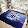 Футбольный дизайн Newcastle United Хрустальный бархатный ковер Уютный Не?Нескользящий ковер с принтом для спальни, гостиной, прихожей