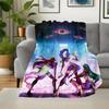 "Vivid Concert Lights: Colorful Stage Performance Artwork"Blanket Lightweight Flannel Throw Blanket for Sofa, Bed, Travel, Camping, Livingro