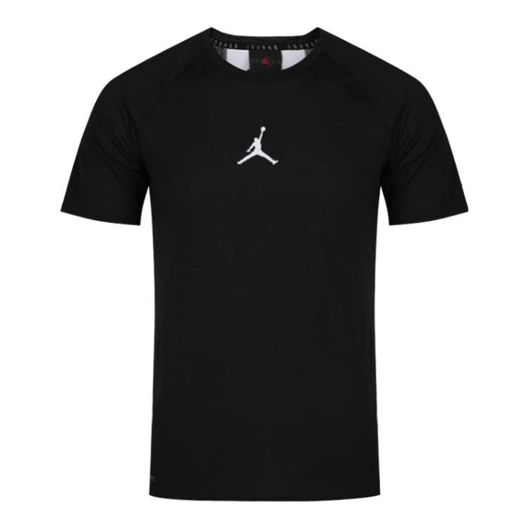 Jordan Футболки Мужские Черные С Круглым Вырезом Умеренный Прямой Крой 889714-013