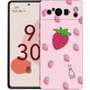 Летний Фруктовый Арбузный Чехол для Телефона Google Pixel 10A 10 9 8 7 6 Pro XL 9A 8A 6A 7A 5G Мягкий Ударопрочный ТПУ Черный Чехол