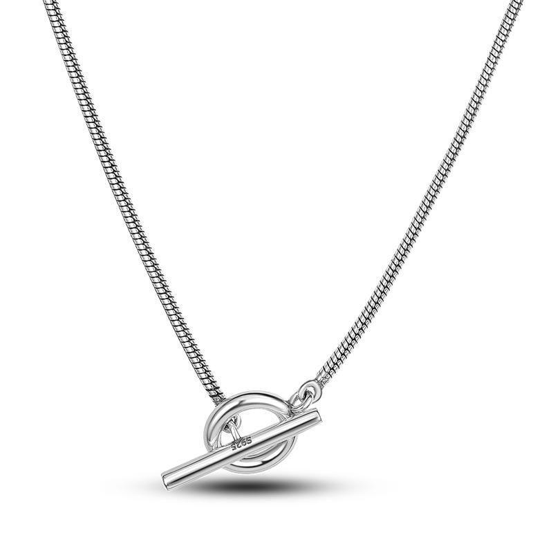 2022 Original 925 Sterling Silver Necklace Fit Original Charm Fashion Infinity Knot 50CM for Women Jewelry Gift