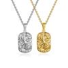 Non Fading Compass Pendant Necklace Silver Color Geometric Pendant Necklace  for Men Women