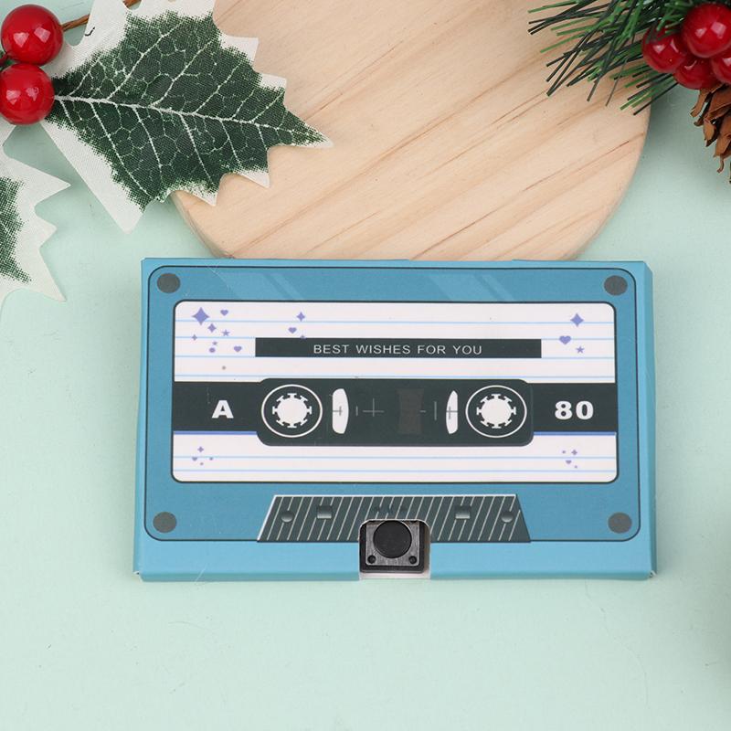 Фонографическая лента DIY записываемая 60 секундная голосовая аудиокассета приглашение на вечеринку рождественский подарок на день рождения годовщину