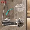 WV No-drill Anti-slip Sliding Handle Waterproof Suction Cup Door Handle Bathroom Glass Door Removable Wardrobe Door Handle