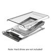 2.5inch SATA USB3.0 Mobile Hard Disk HDD SSD Enclosure External Transparent Case