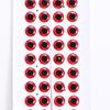 6mm 100pcs/lot Simulation Holographic 3D Fish Eyes Artificial Fish Eyes DIY Eyes Fishing Lure Eyes