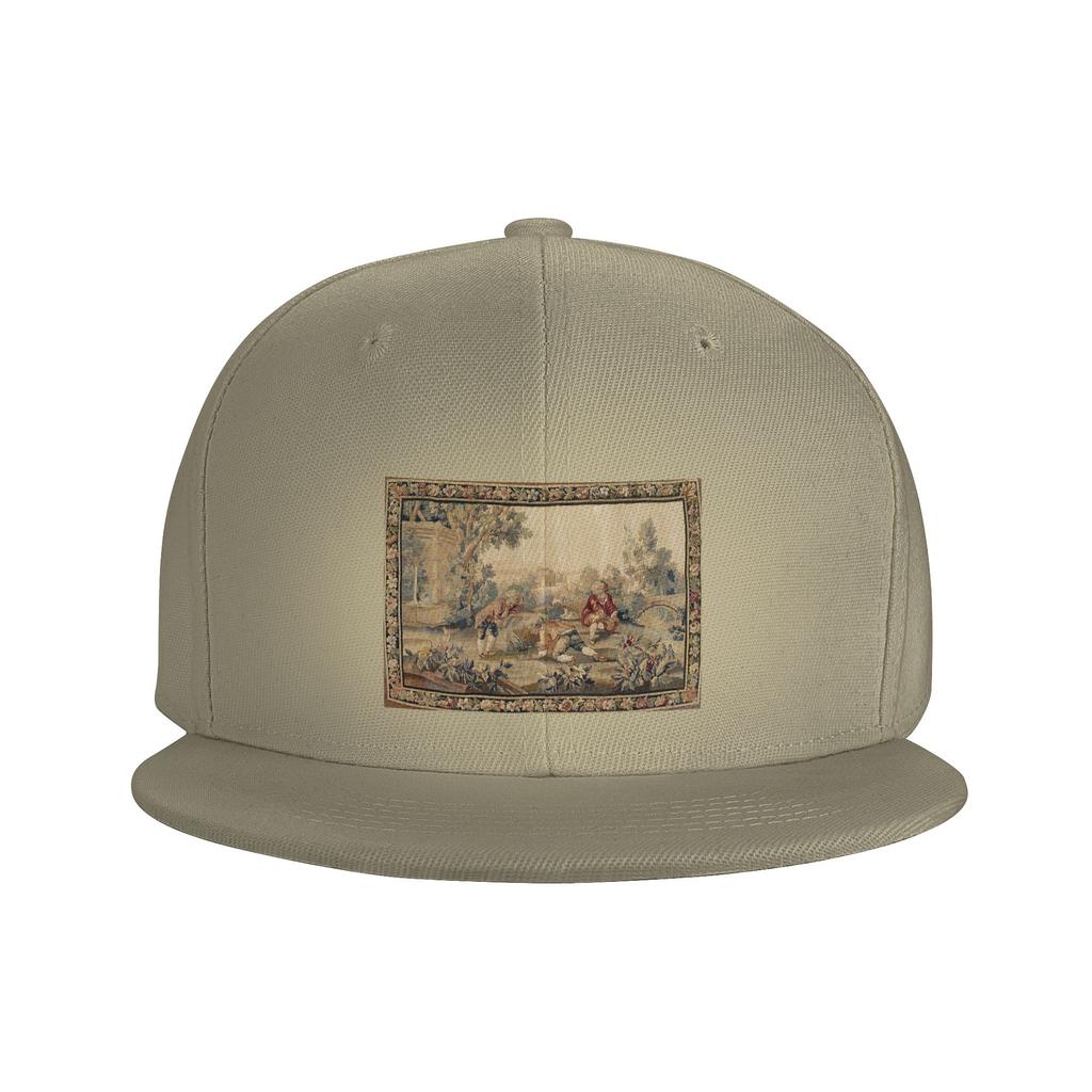 Aubusson Antique French Tapestry Print Baseball Caps Snapback Baseball Hats Casual Casquette Outdoor for Unisexs And WoUnisexs