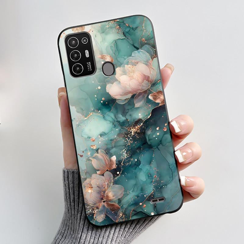 Чехол для ZTE Blade A52 Чехол для ZTE BladeA52 Задняя крышка Силиконовый Мягкий Черный ТПУ Роскошный Дракон Милый Крутой Мальчики Девочки Бампер Накладка на Телефон