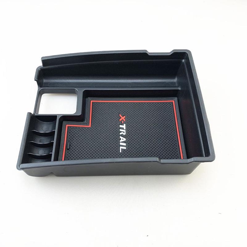 Для Nissan X-Trail ROGUE 14-17 автомобильный бардачок автомобильный лоток для центральной консоли подлокотник ящик для хранения органайзер