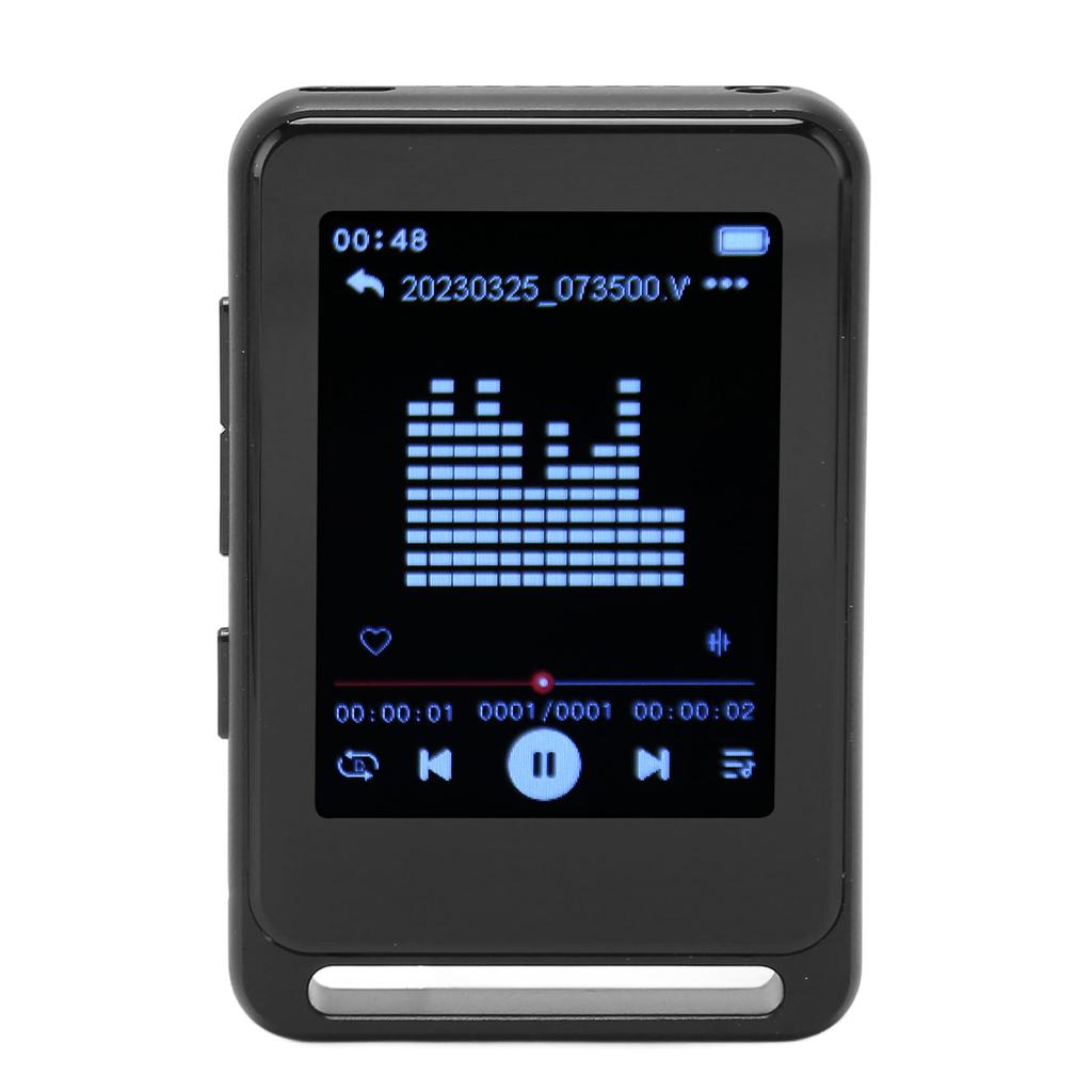 2,4-дюймовый музыкальный плеер с полностью сенсорным экраном, портативный MP3-плеер, Bluetooth 5.0, MP3-плеер высокой четкости для спорта