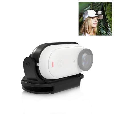 Для Insta360 GO3 / GO 3S PULUZ Easy Clip Hat Clip Quick Release Clamp Magnetic Frame Fixed Mount (черный)