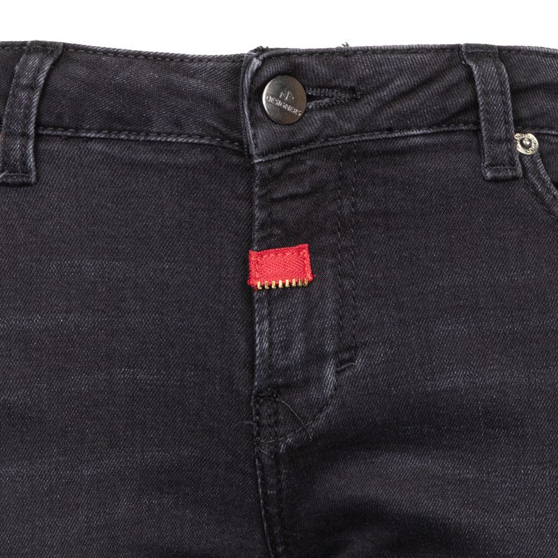 Женские черные узкие джинсы с низкой посадкой от THE NEW DESIGNERS