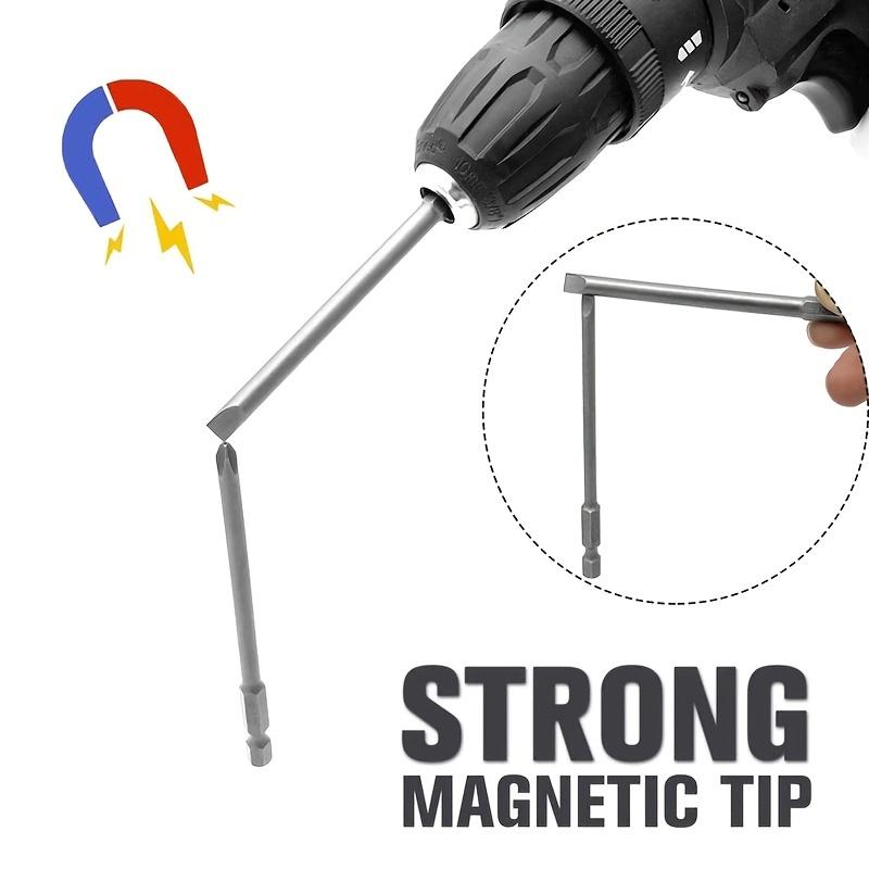 Набор магнитных отверток Phillips с шлицевым шлицем для дрели с шестигранным хвостовиком 1/4, набор наконечников для крестовой отвертки, прецизионный аксессуар для электроинструмента