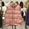 МОДА Пуховый жилет женский 2024 и зимняя новая куртка с большим карманом и прошитыми рукавами из белого утиного пуха утолщенный жилет женская одежда