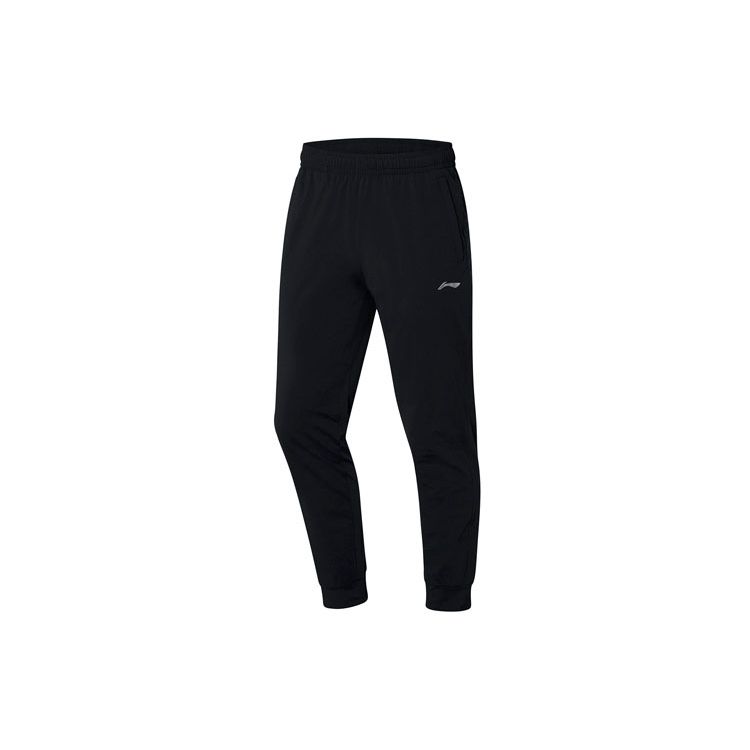 Li-Ning Быстросохнущие удобные спортивные трикотажные брюки мужские низ AKLR135-1