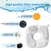 Cat Water Fountain Filter Activated Carbon Replacement Filter Cotton for Pet Smart Water Dispenser
