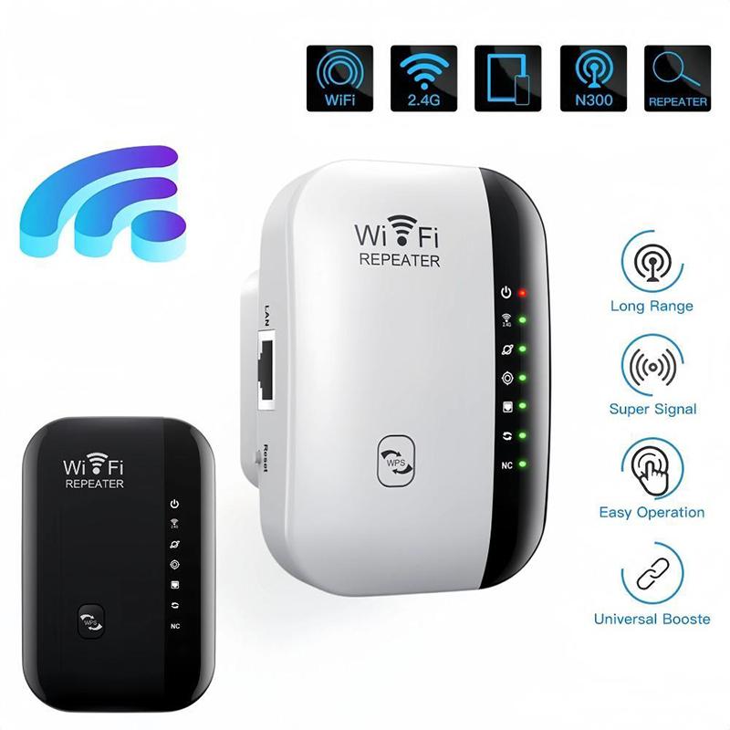 300 Мбит/с Беспроводной Wi-Fi репитер 2,4 ГГц Роутер Усилитель Wi-Fi сигнала Расширитель диапазона Wi-Fi Сетевая карта-адаптер 802.11N для ПК