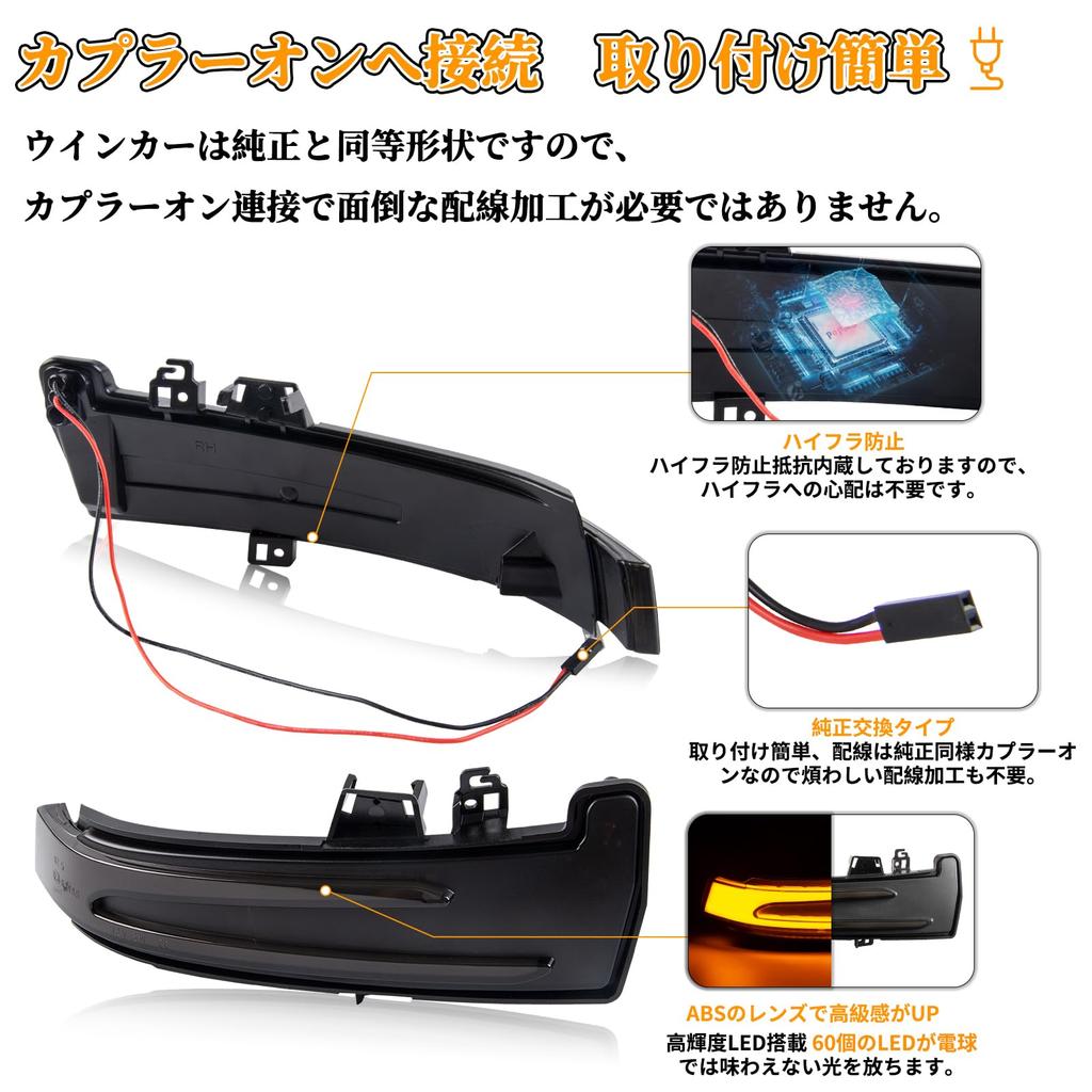 Светодиодные зеркала заднего вида с динамическим светом POPMOTORZ для последовательного поворотника на двери, совместимые с CLS, с дымчатыми линзами, Mercedes-Benz W204, Зеркала, W176, W212, W246, W221, C117,