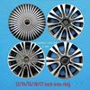 Car Wheel Hub Cover with Iron Steel Ring and Plastic Decorative Cover In Various Sizes 12-17 Inches.