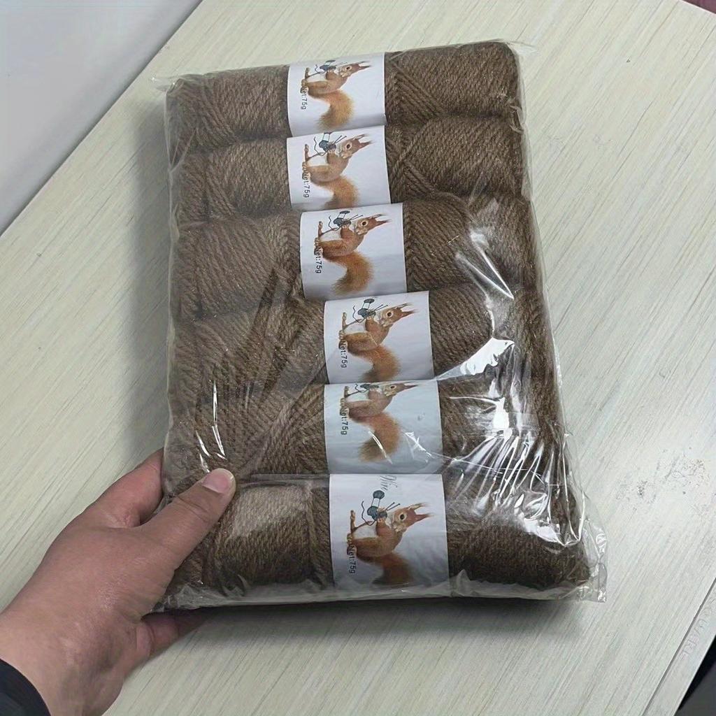 6 шт./75 г/шт. Однотонная мягкая пряжа для вязания спицами и крючком Свитера, Шарфы, Шапки для детей, Мягкая толщина, Пряжа для вязания крючком