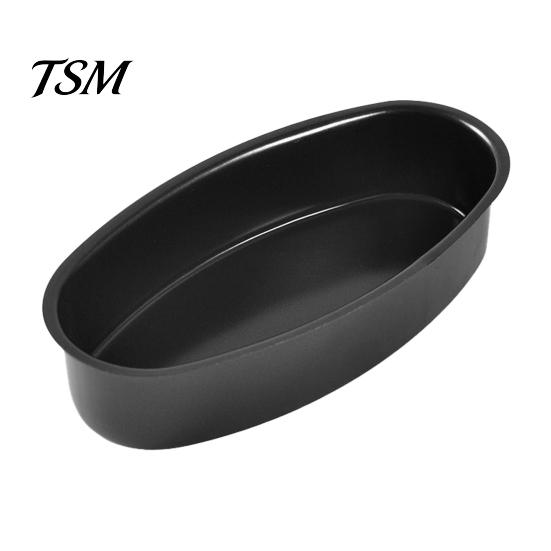 Carbon Steel Oval Baking Tray Evenly Heated Cooking Gadget Premium Practical Pan Cake