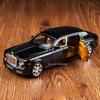 1:24 Модель игрушечной машины Rolls Royce Phantom, литой под давлением сплав, имитация звука и света, инерционный механизм, коллекционные игрушки, транспортное средство для детей, подарки