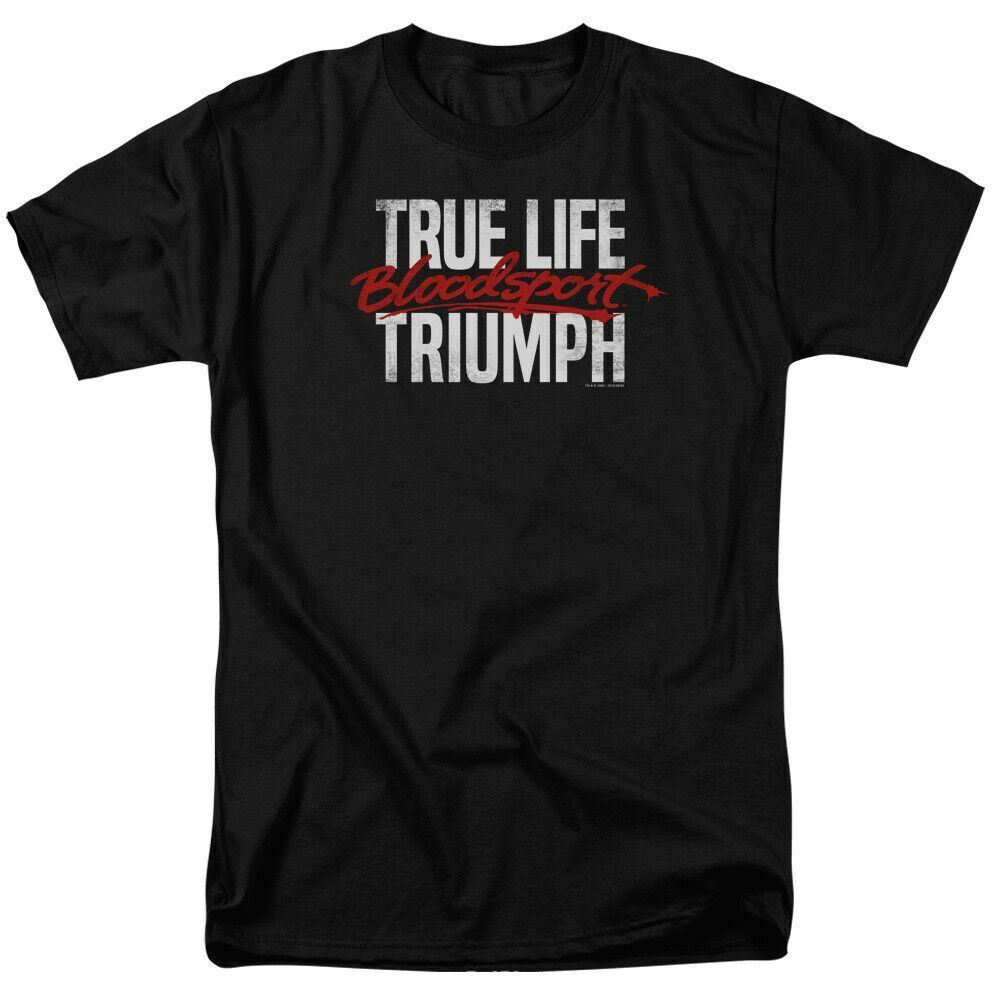 26 Bloodsport True Story T Shirt Mens Licensed Classic Movie Tee Black Unisex T-Shirt