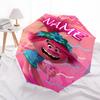 Personalized Name T-Trolls Print Umbrella - Automatic Open/Close, Eight-Rib Durable Frame, Automatic Folding Umbrella