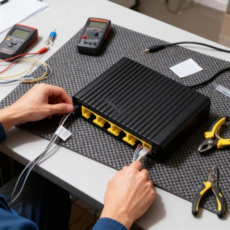 TXE367 Unmanaged Networking Switcher 4x RJ45 Port 10/100/1000Mbps Auto Negotiation IEEE802.3 Standards