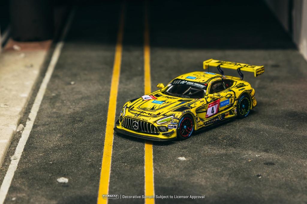 TARMACWORKS GT3 Нюрбургринг 24 часа 2023 Stolz Готовое изделие 1/64 Mercedes-AMG P. Эллис/Р. Марчелло/Э. Мортара/Л. T64-062-23NUR04