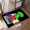 Custom Name Personalized Game Rainbow Friends Print Carpet, Versatile Home Decor Rug, for Playroom, Apartment, Balcony, Entryway, Hallway Gift