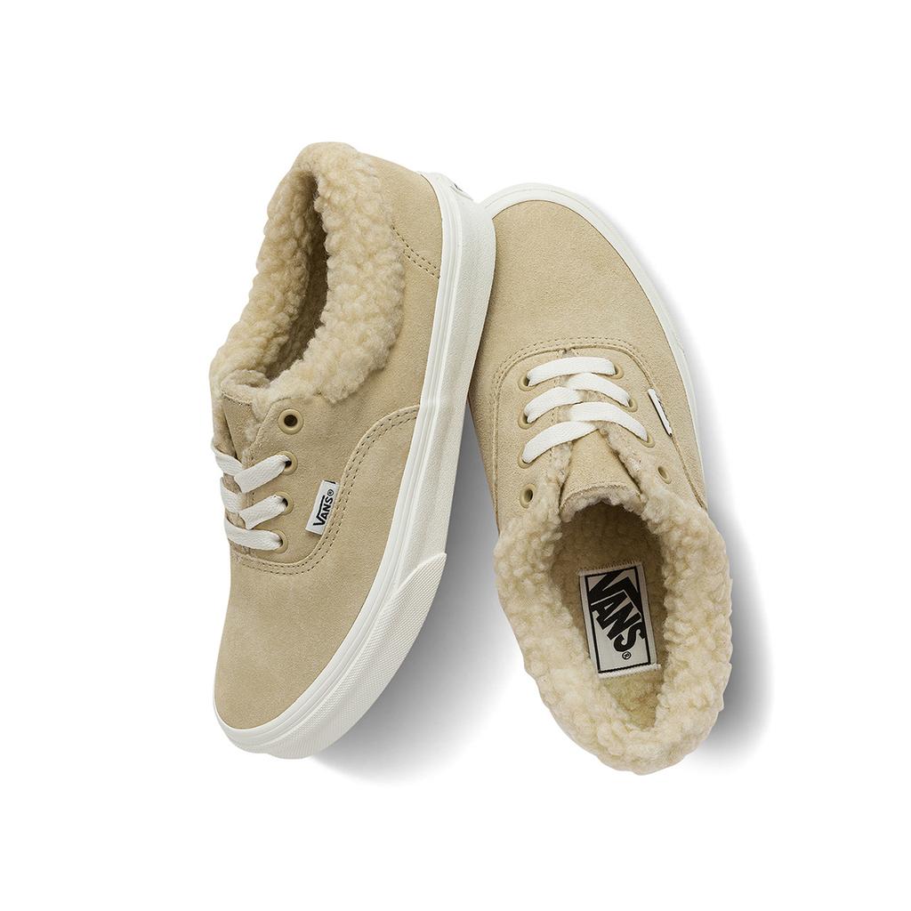 Vans Аутентичные низкие кеды для скейтбординга из искусственной шерсти ягненка шерпа Унисекс кроссовки Овсянка VN0A5JMRBKB