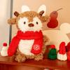 Новый Рождественский Шарф Олень Мультяшная Плюшевая Игрушка Рождественская Атмосфера Украшения Праздничный Подарок Дети Спят: