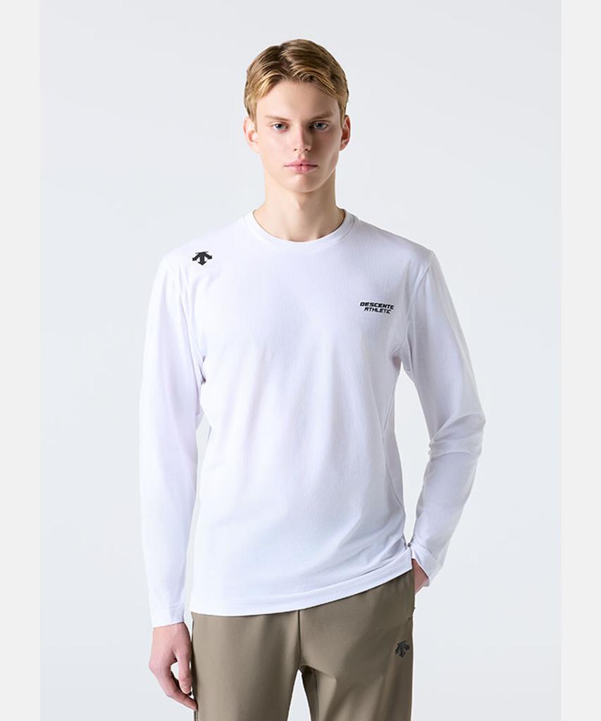 DESCENTE Training Turflite Long Sleeve T-Shirt White Sr123Ttl11 (A Type)