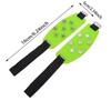 1 Pair Silicone Seven Teeth Ice Claws Outdoor Climbing Non-slip Adjustable Snow Grips Gripper Spikes