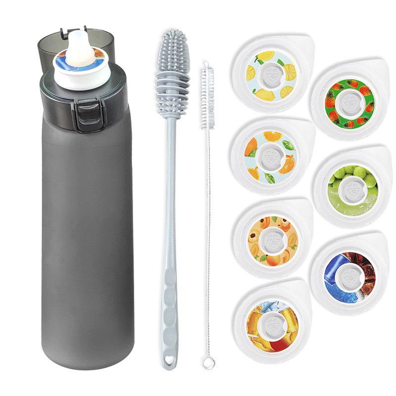 650ML Outdoor Sports Water Cup with Multi-Flavor Scented Tritan Plastic