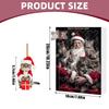 Christmas Hanging Ornament Cat Advent Calendar Acrylic 24 Days Christmas Countdown Calendar
