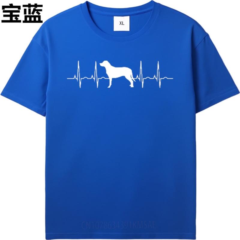 Adult For man short sleeve tshirt Vintage Dog Heartbeat Pattern Print Design Trendy Man t shirt Unisex Tee shirt Quick Dry Shirt