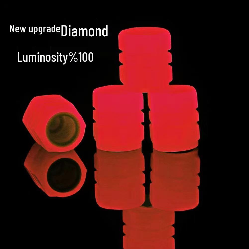 Универсальные светящиеся колпачки для вентилей шин автомобиля, мотоцикла и велосипеда